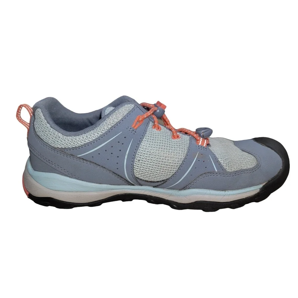 KEEN Terradora‎ II Low Blue Grey Waterproof Hiking Trail Shoe Sz 5